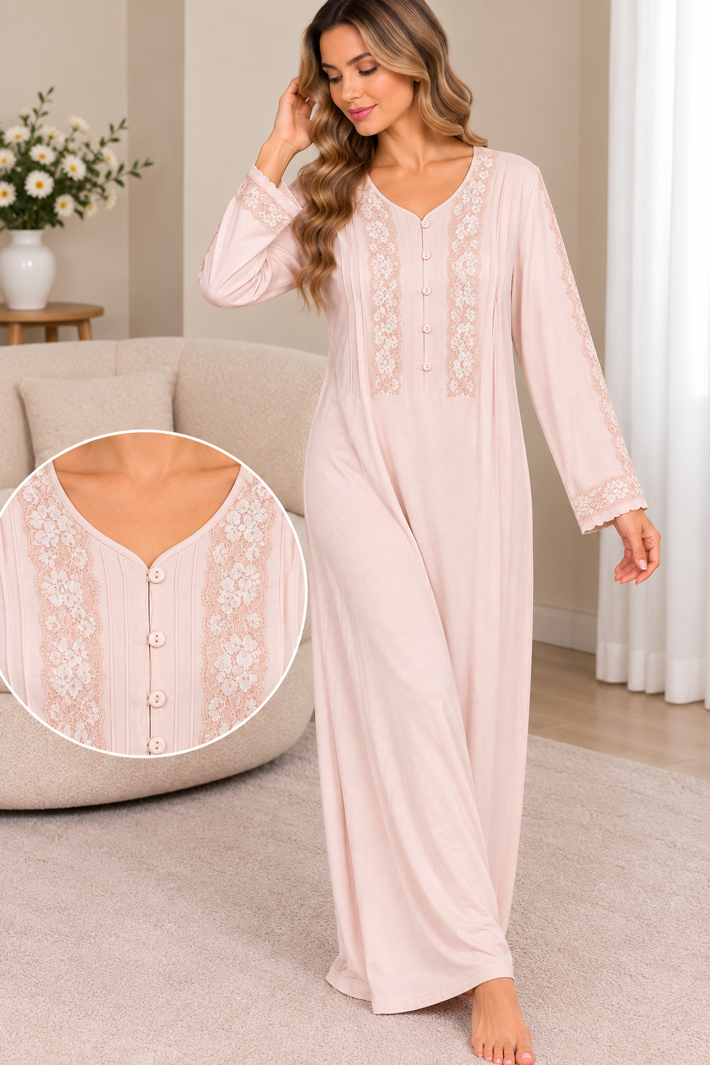 27501 Women’s Viscose Galabeya