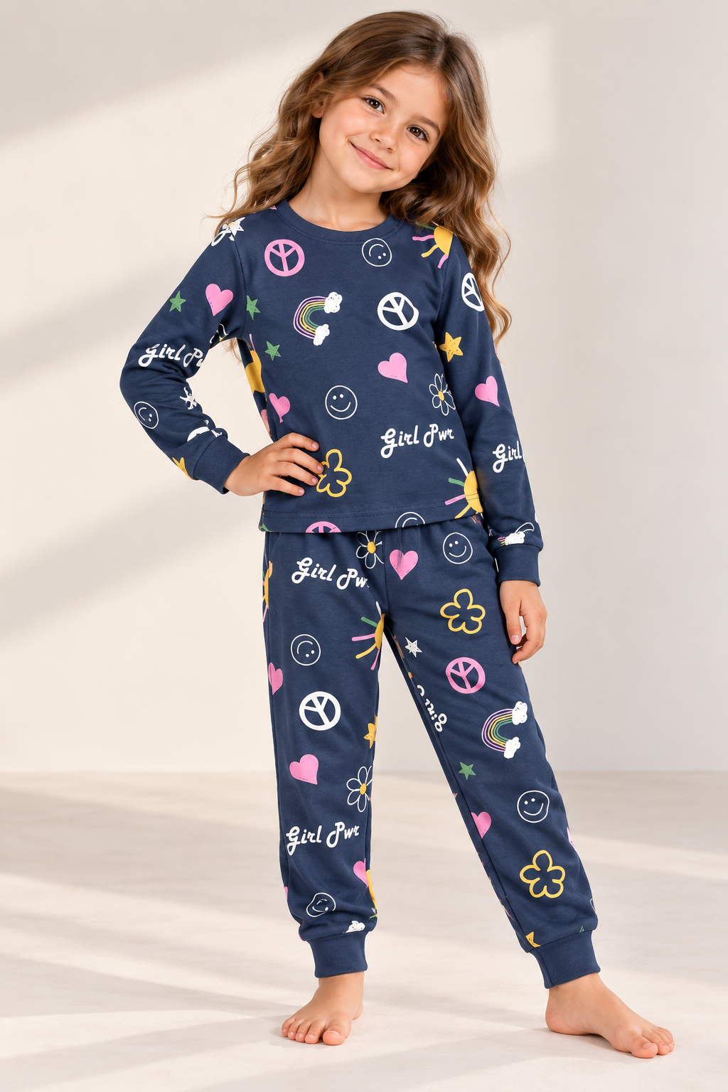 Unisex Kids’ Warm Printed Pajamas 🧸