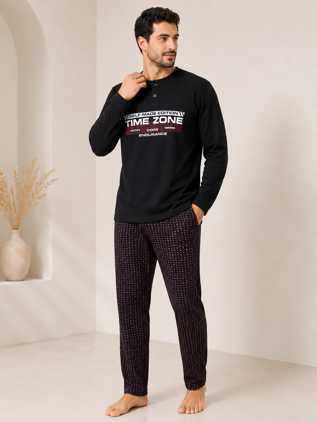 8 Men’s Winter Cotton Pajamas