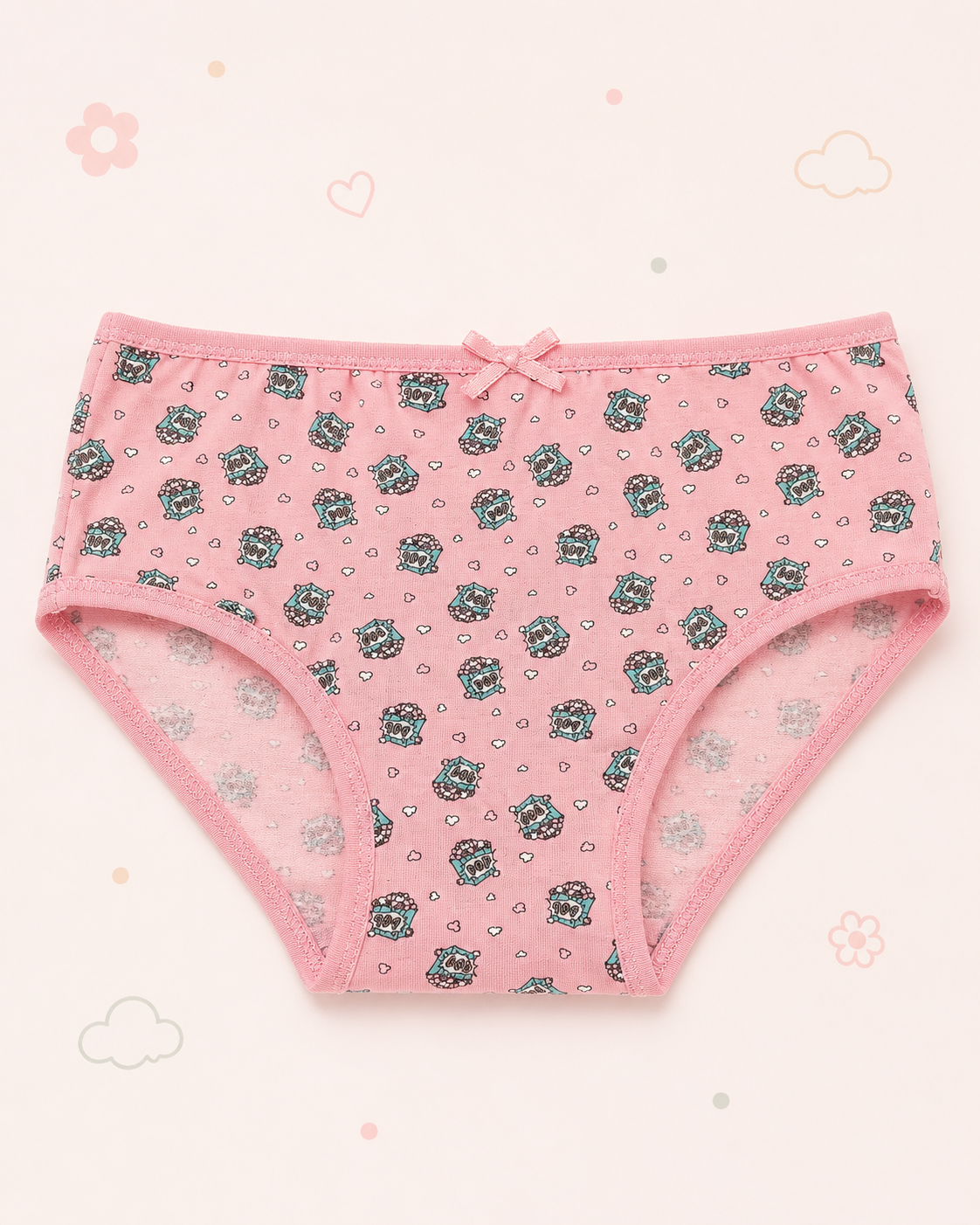 Kids Girls’ Cotton Panty karma Pack 3*1 Different Designs