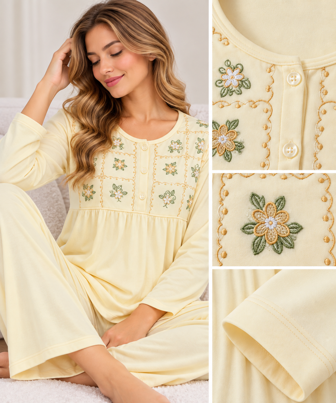 9746 Women’s Cotton Abaya ELLINZA