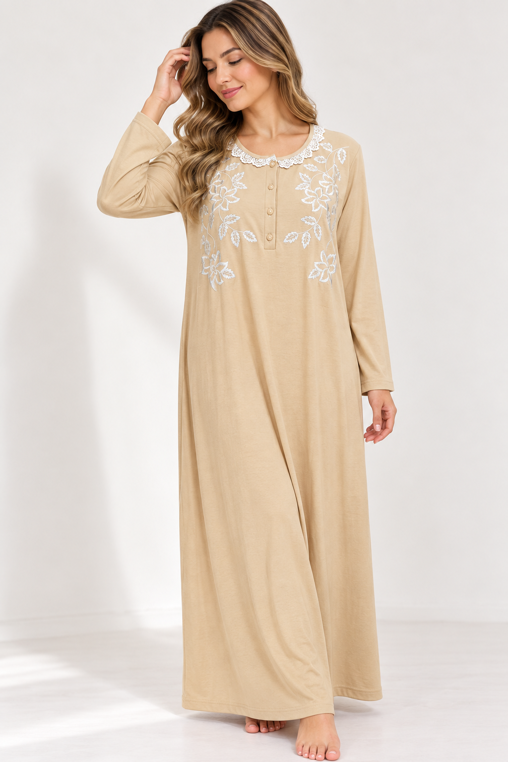 9751 Women’s Cotton Abaya ELLINZA