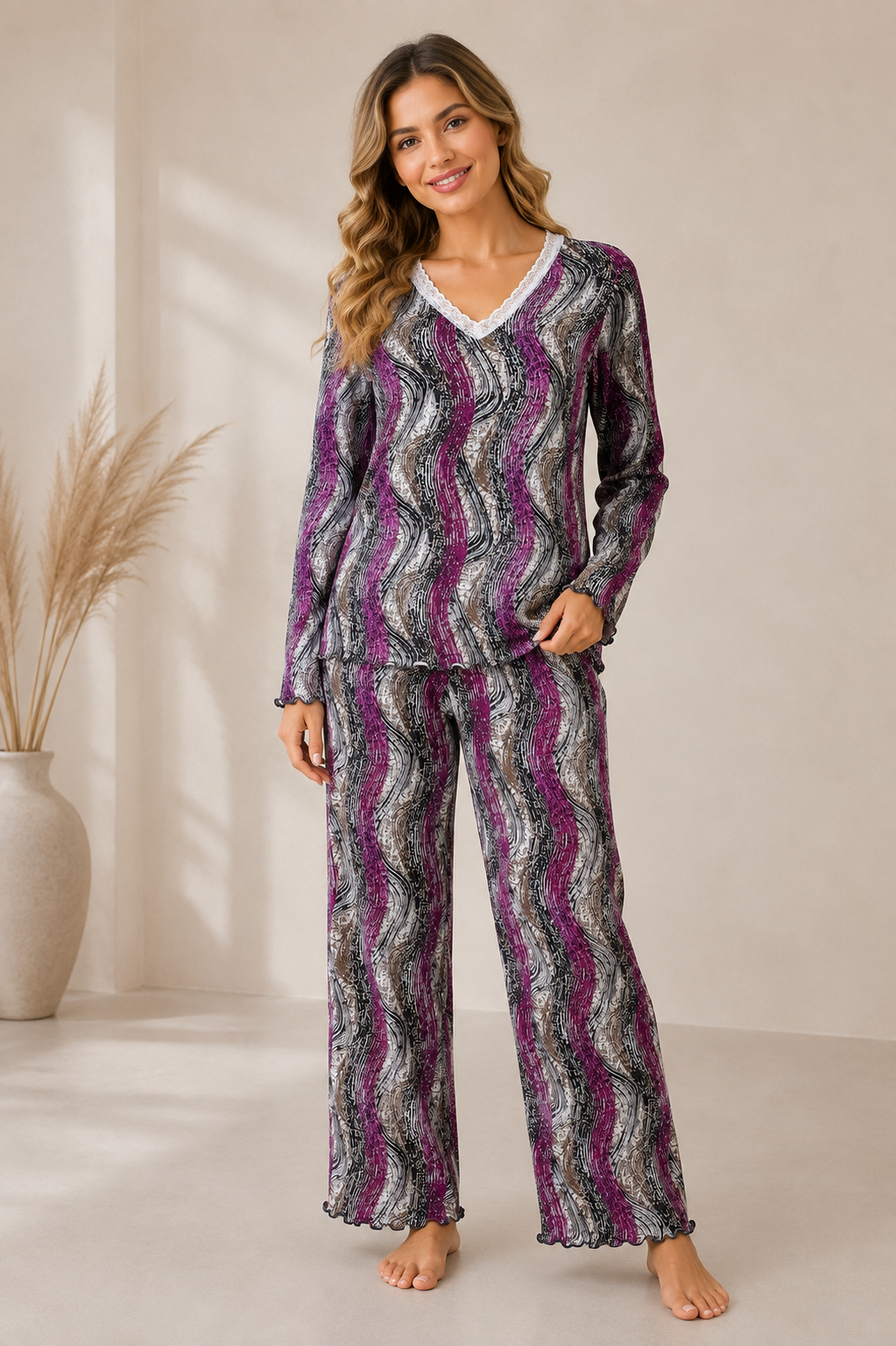 155 Women’s Autumn Viscose Pajamas FLUER