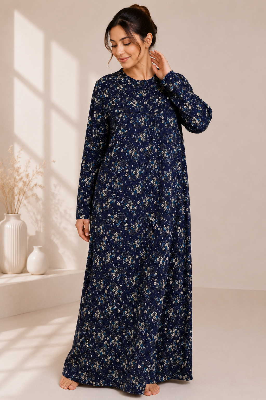 49 Women’s Winter Cotton Galabeya