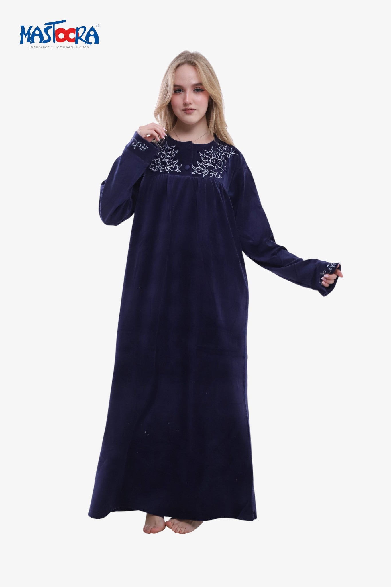 24/1 Women’s Winter Velvet Galabeya DAHAB