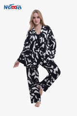 Print 2 Women's Viscose Pajamas Fleur