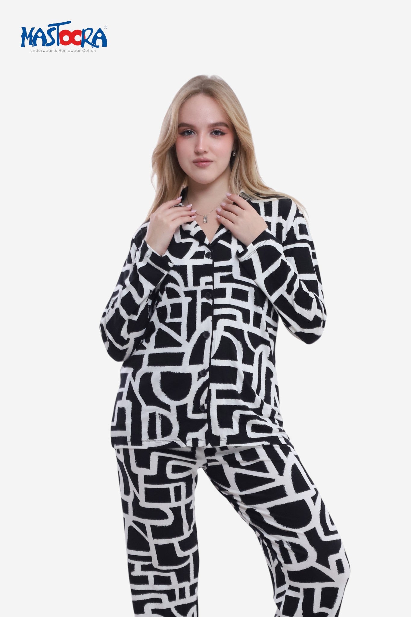 1750 Women's Classic Viscose Pajamas Fleur