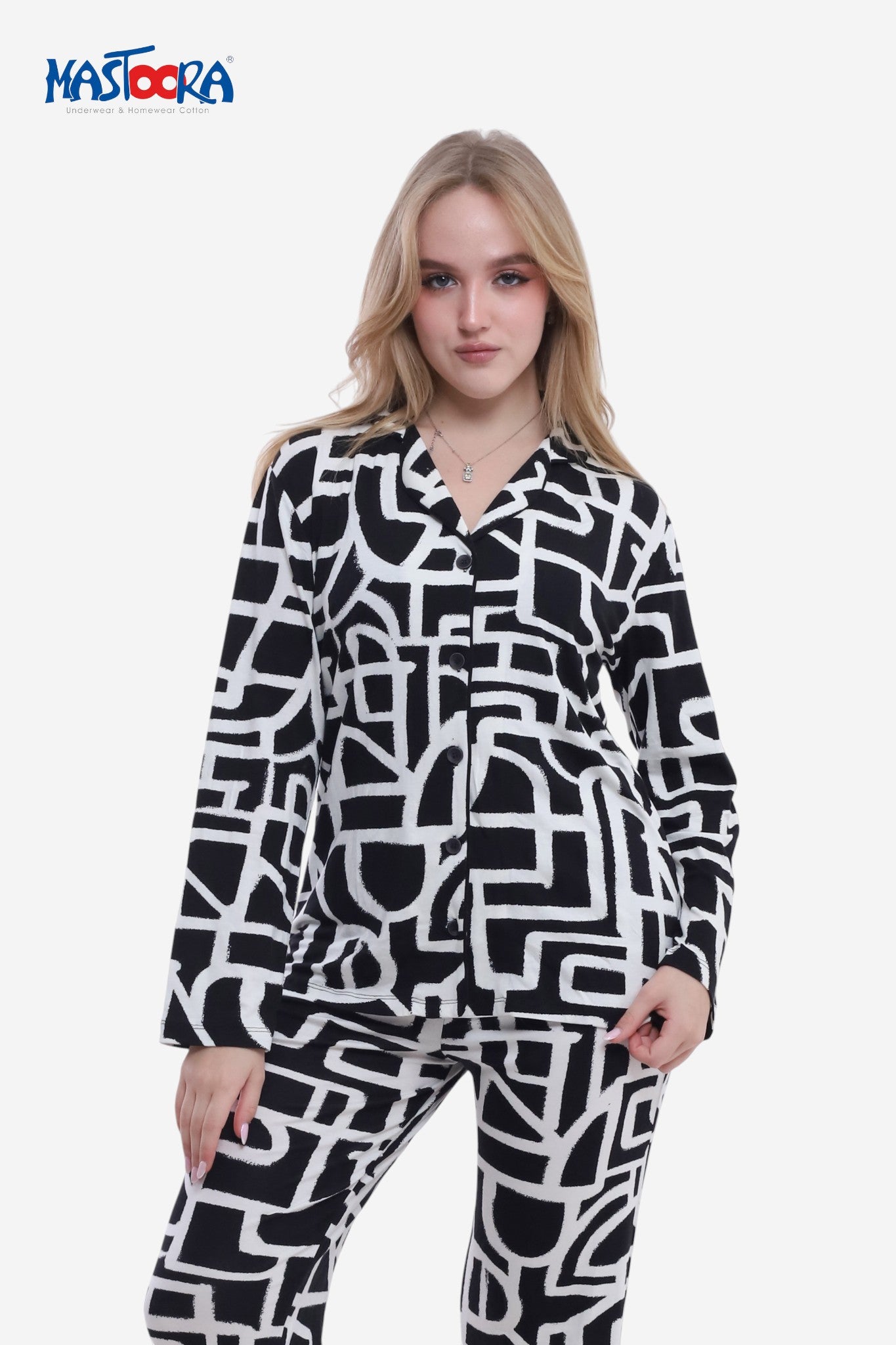1750 Women's Classic Viscose Pajamas Fleur