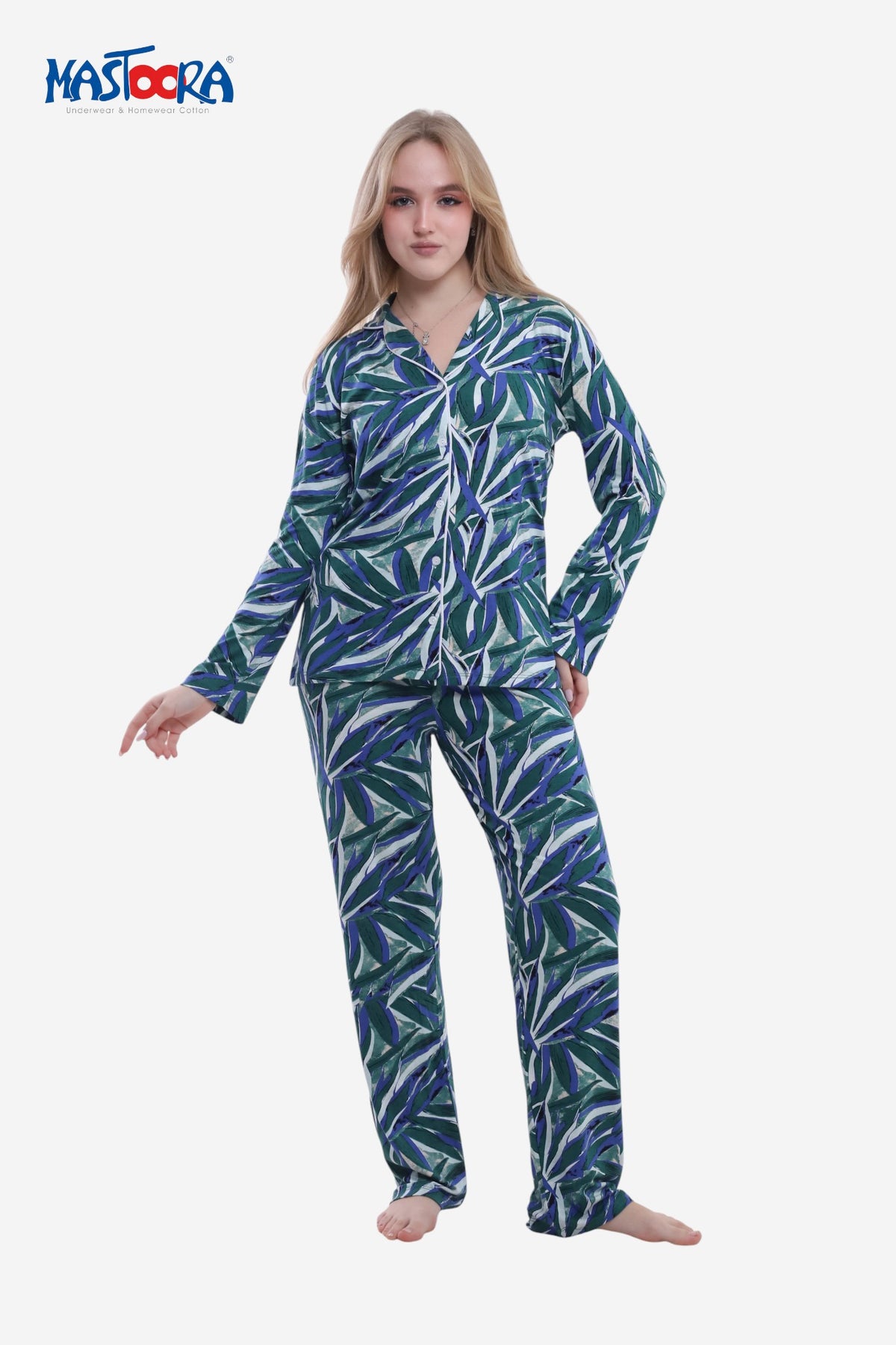 8000 Women's Classic Viscose Pajamas Fleur