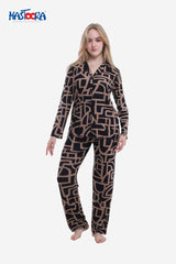 1750 Women's Classic Viscose Pajamas Fleur