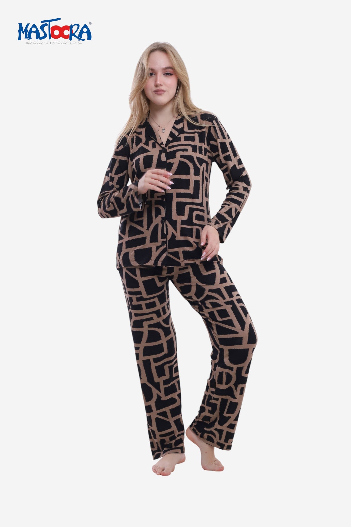 1750 Women's Classic Viscose Pajamas Fleur