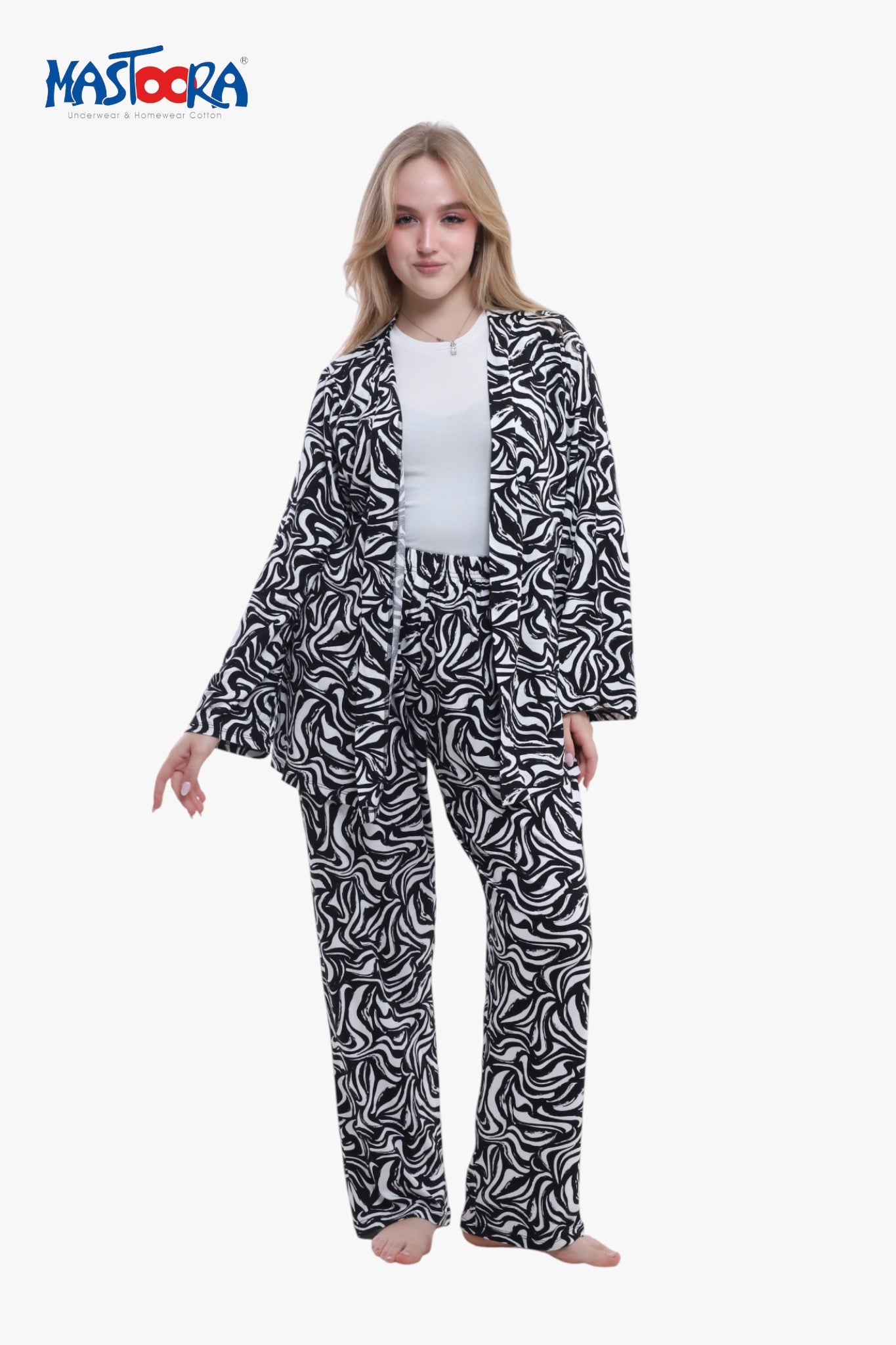 Print 1 Women's Viscose Pajamas Fleur