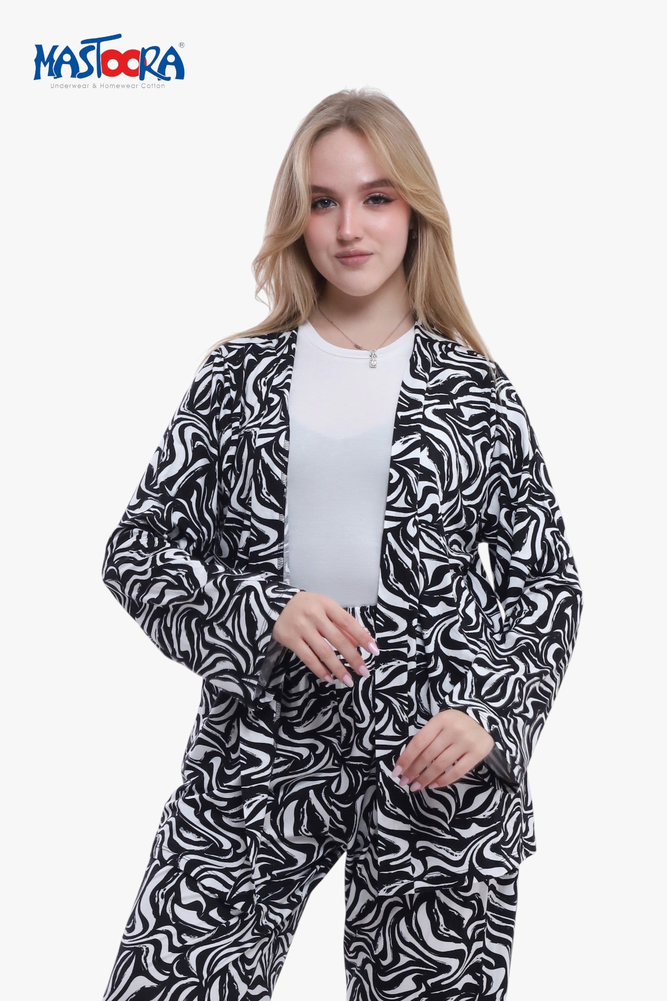 Print 1 Women's Viscose Pajamas Fleur