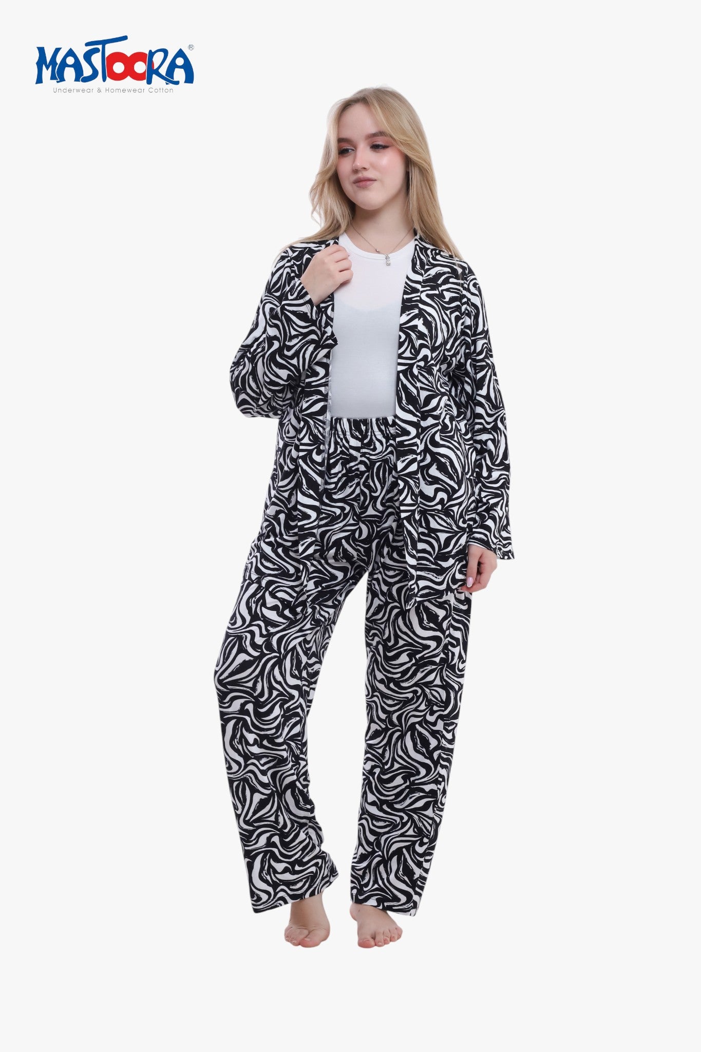 Print 1 Women's Viscose Pajamas Fleur