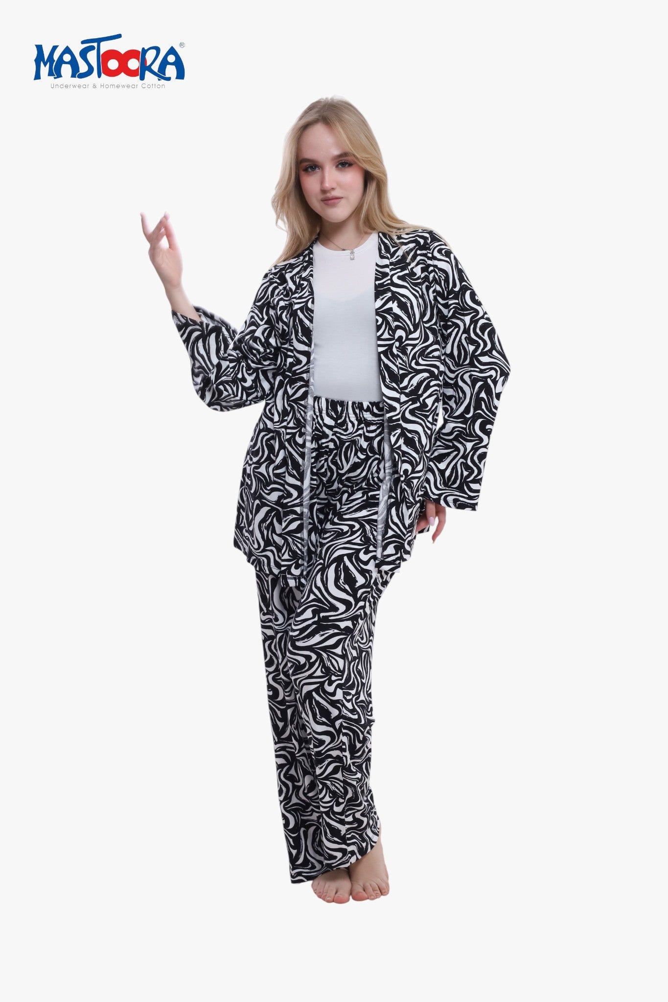 Print 1 Women's Viscose Pajamas Fleur