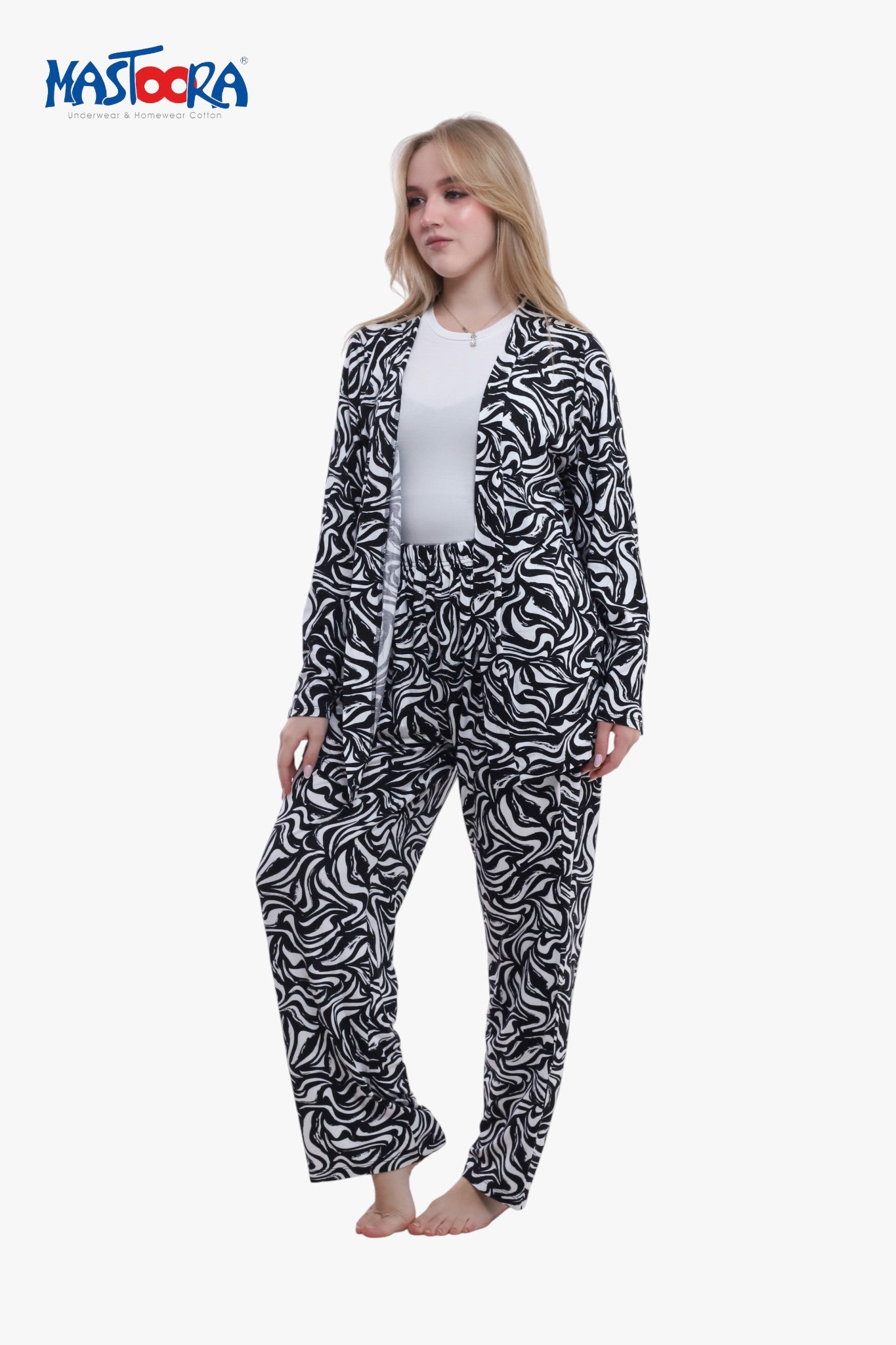 Print 1 Women's Viscose Pajamas Fleur