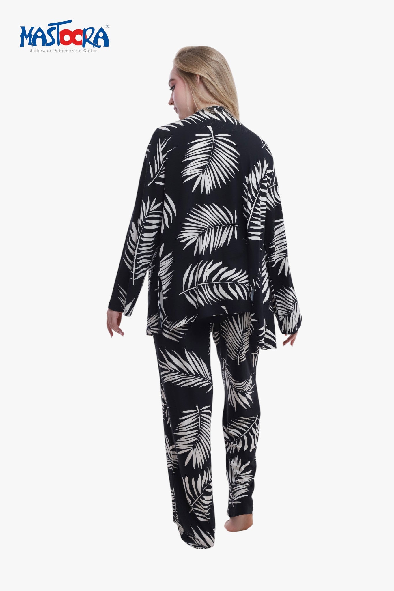 Print 3 Women's Viscose Pajamas Fleur