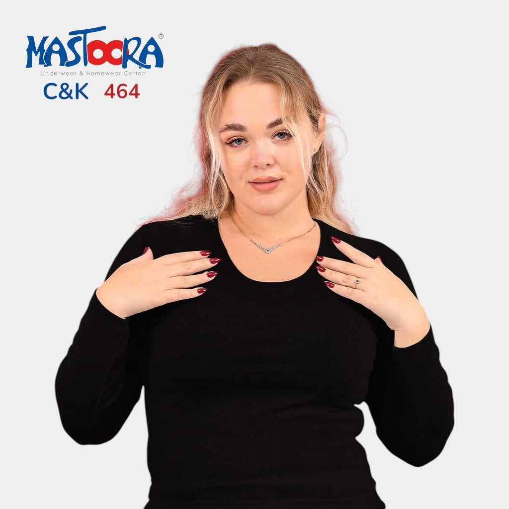 C&K تيشيرت باكمام 464قطن حريمي
