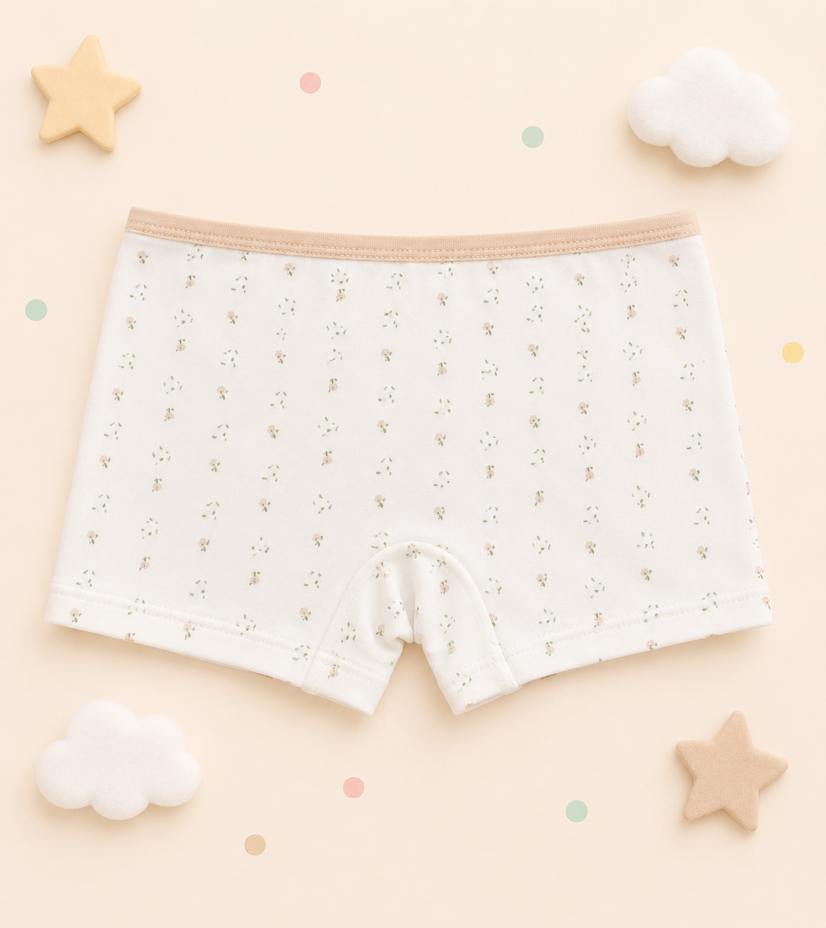 Kids Girls’ Cotton shorts Milk Pack 2*1 Different Designs