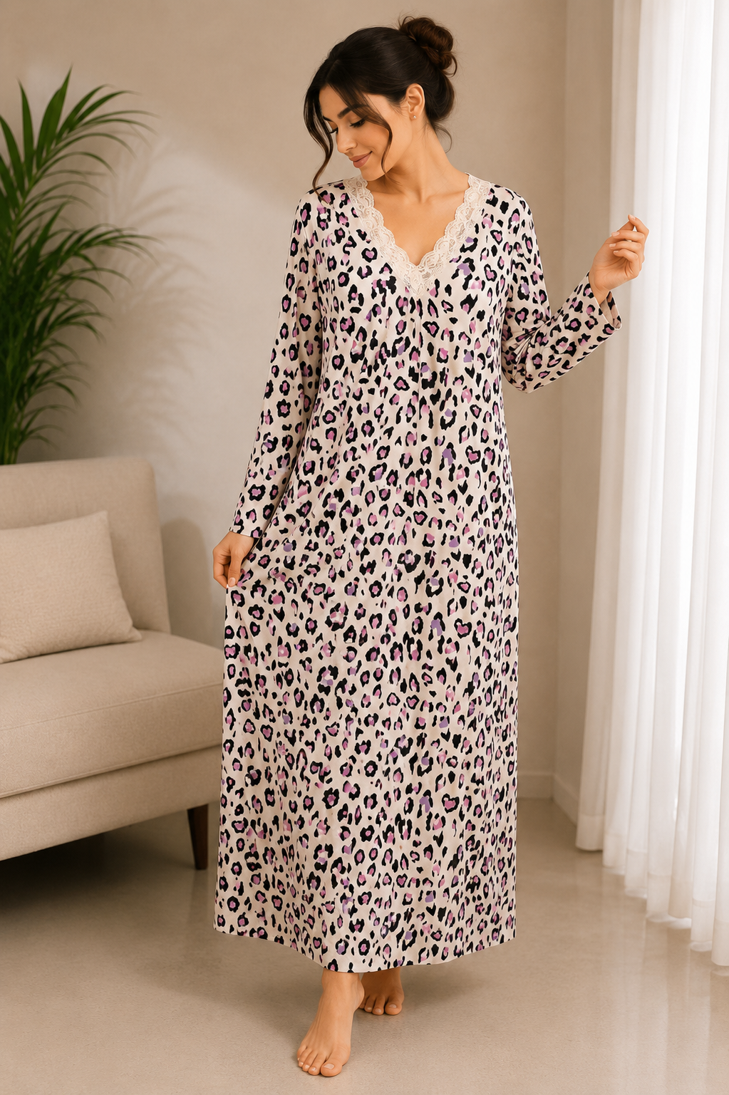 27201 Women’s Viscose Galabeya K.D