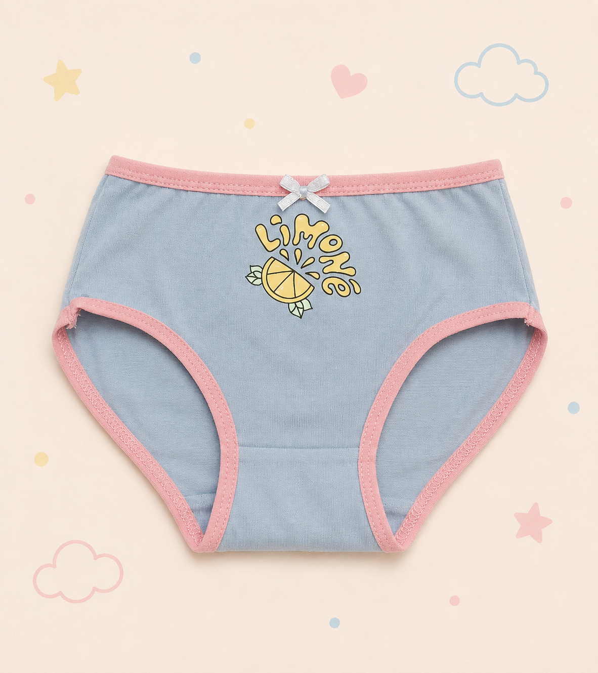 Kids Girls’ Cotton Panty kalia Pack 3*1 Different Designs