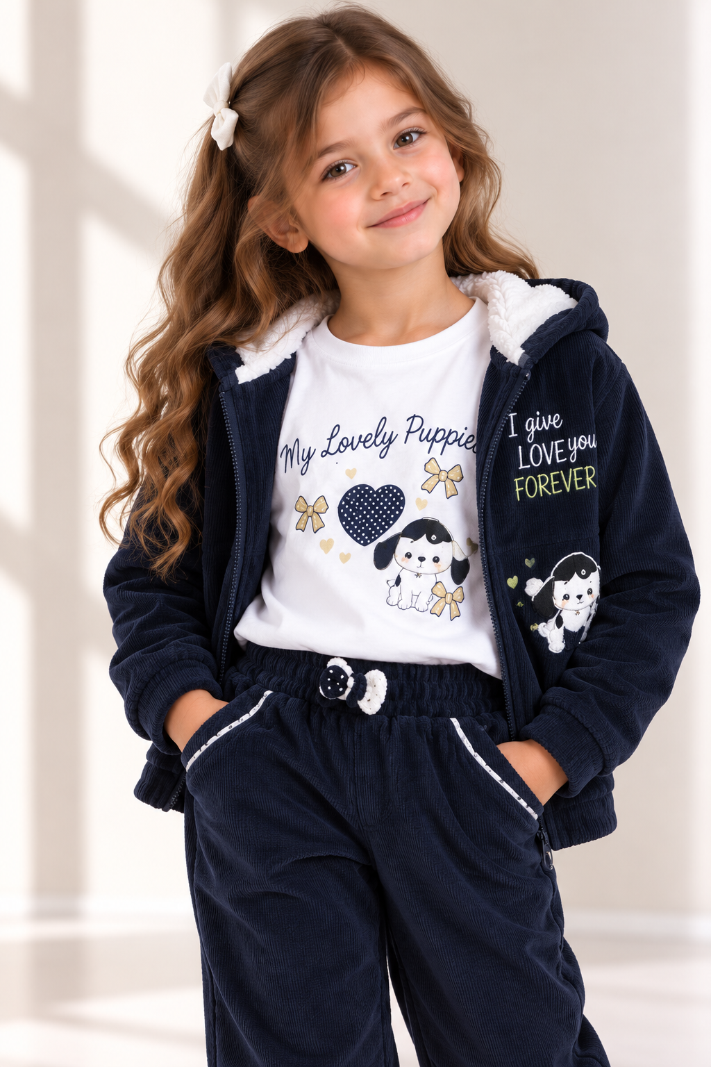 7069 Girls’ Winter Pajamas SIKA