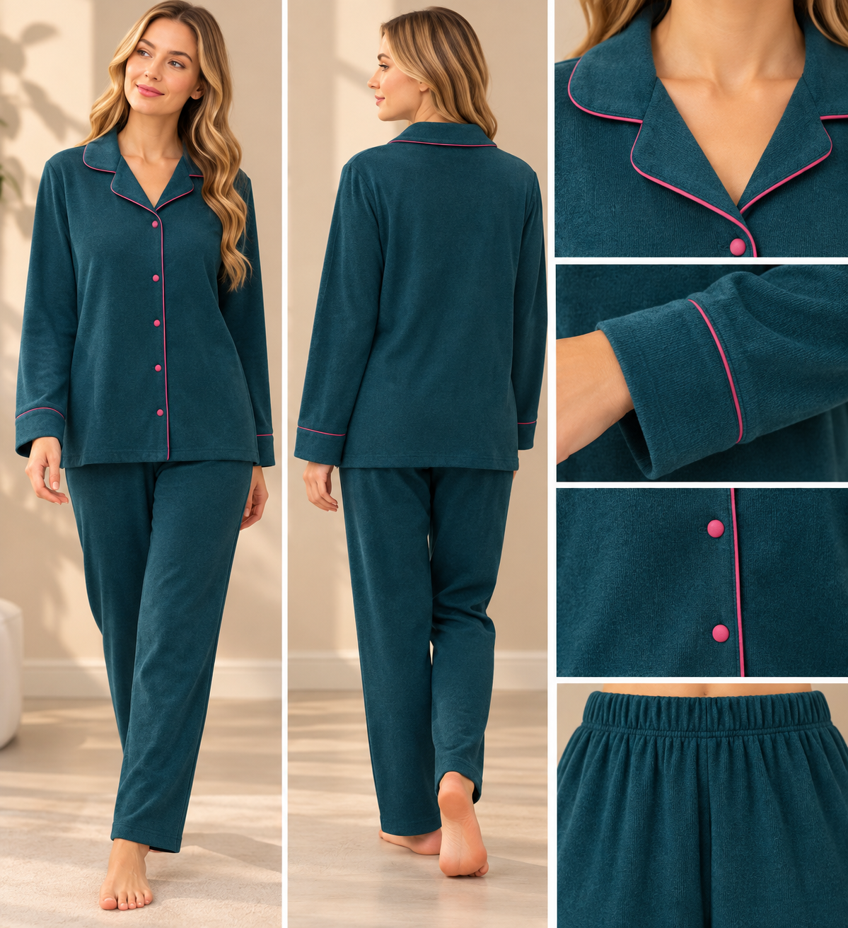 731107 Women's winter pajamas
