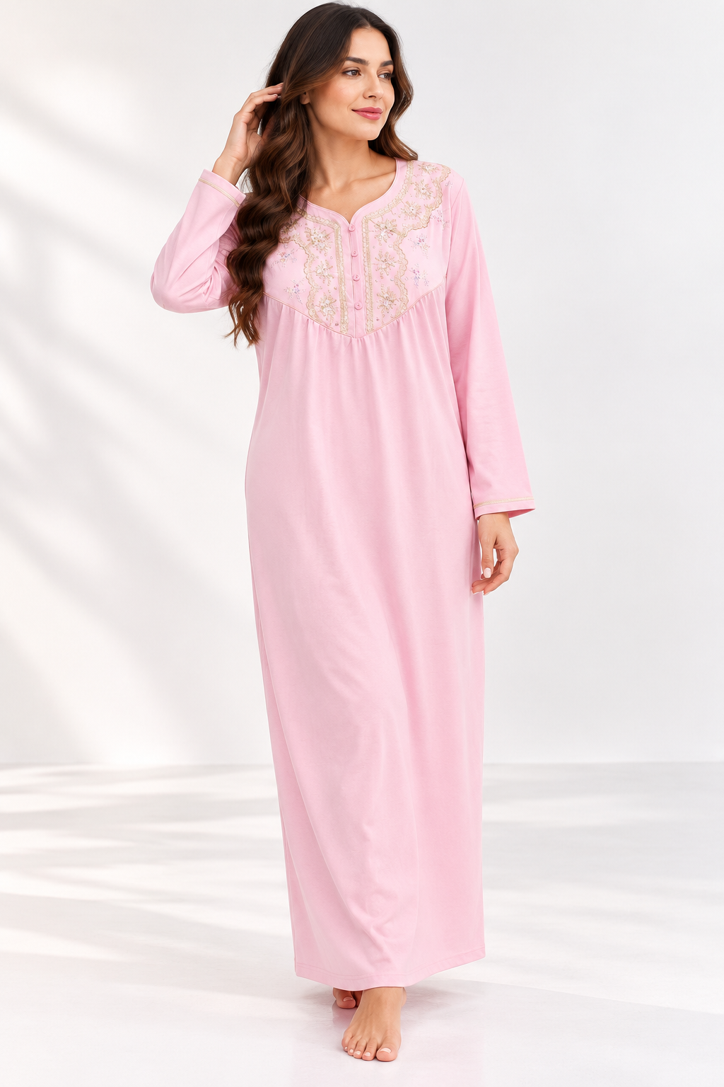 27502 Women’s Cotton Galabeya
