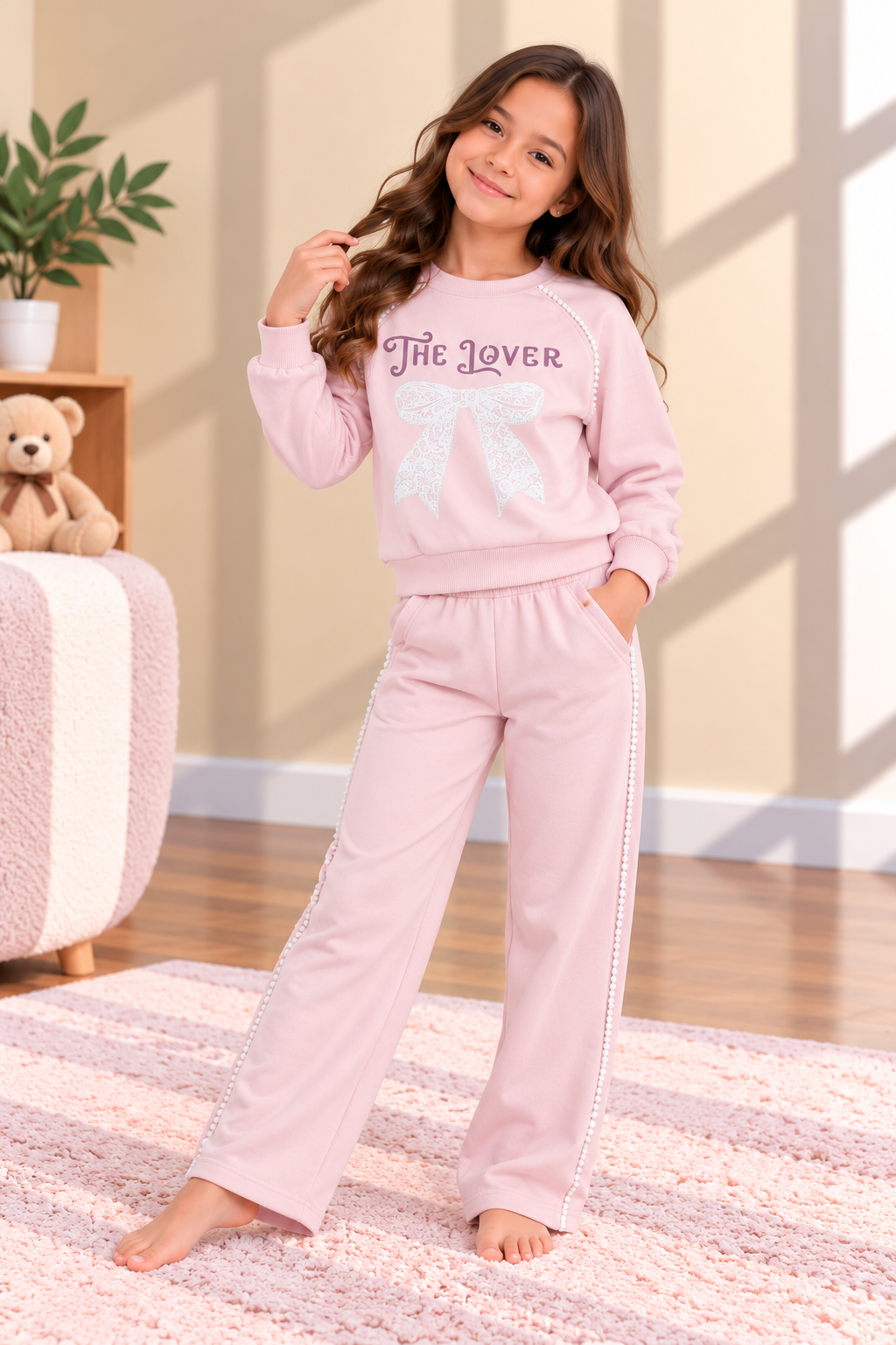 250 Girls’ Winter Cotton Pajamas RAMA