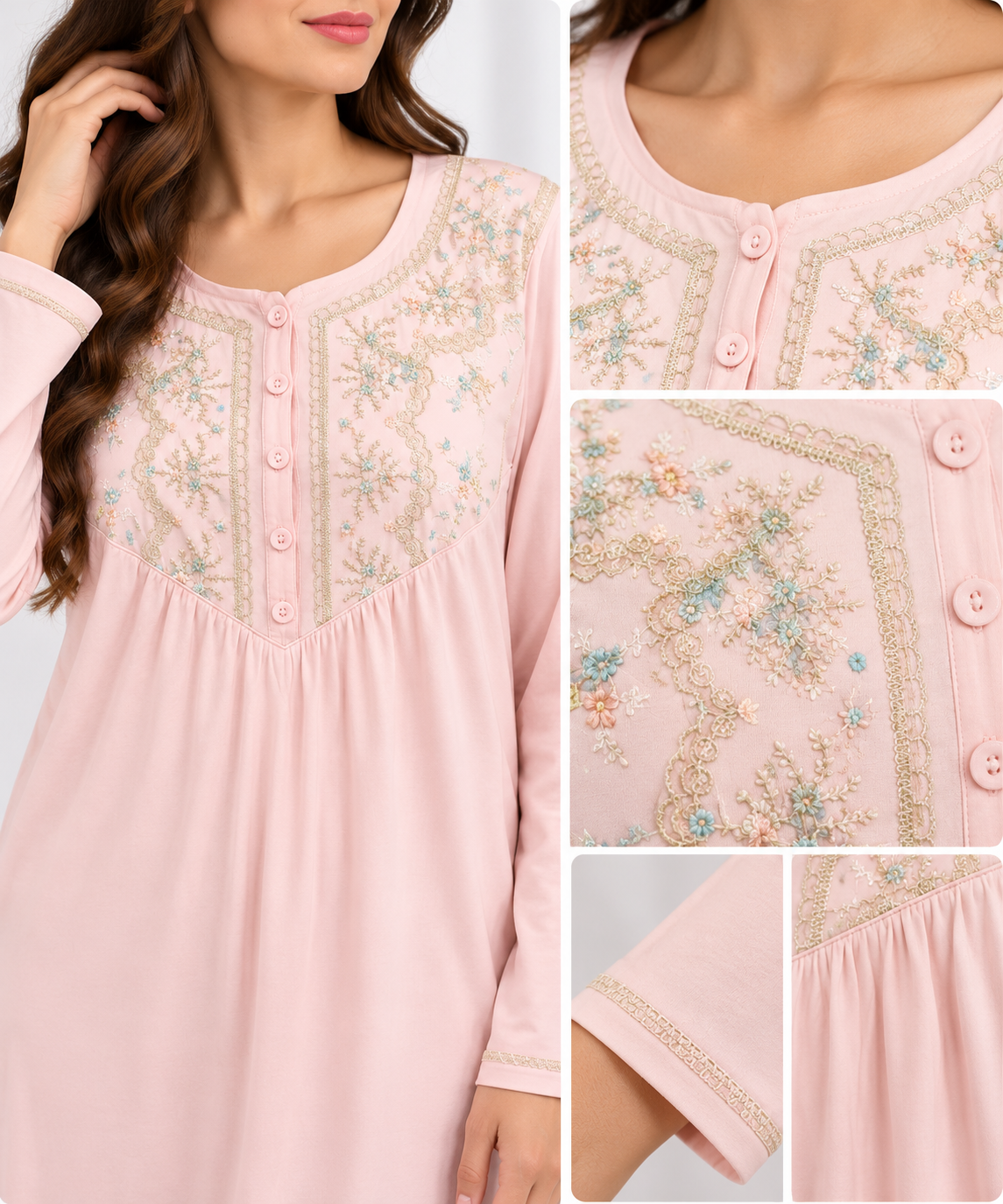 27502 Women’s Cotton Galabeya