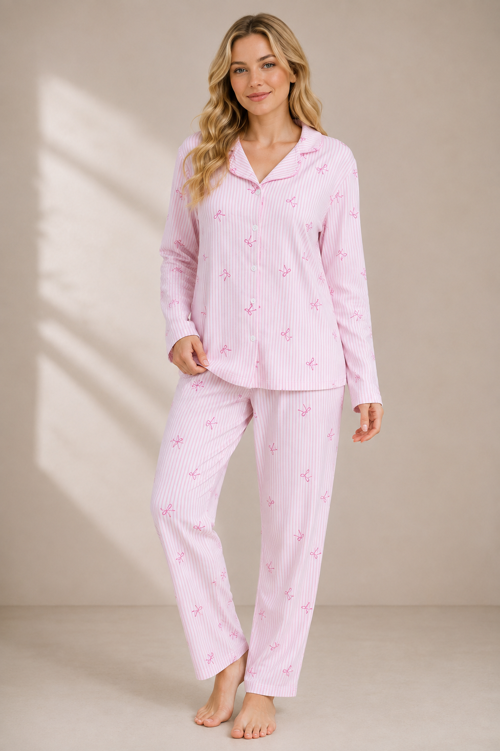 8095 Women’s Autumn Cotton Pajamas