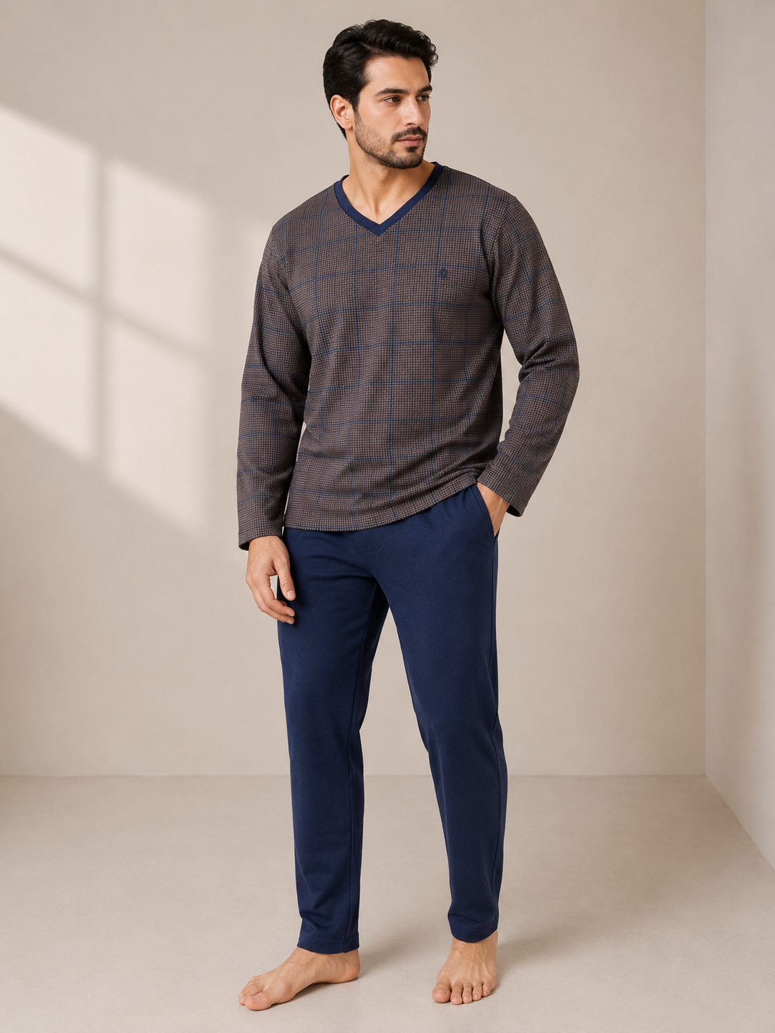 11 Men’s Winter Cotton Pajamas