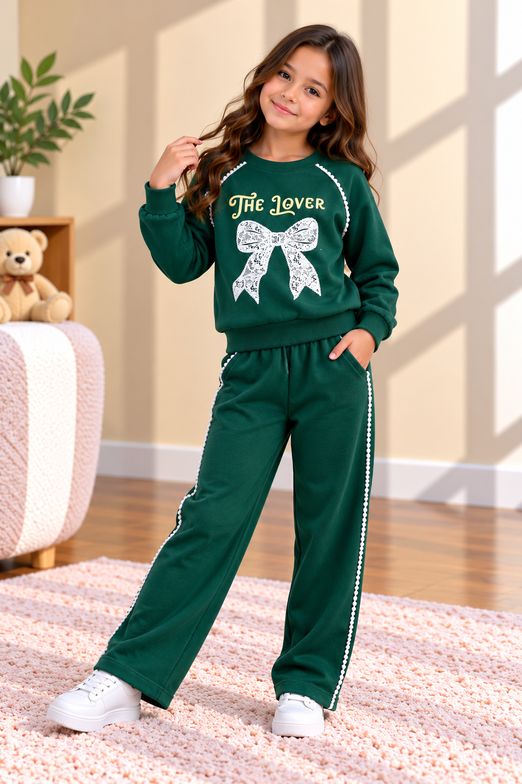 250 Girls’ Winter Cotton Pajamas RAMA