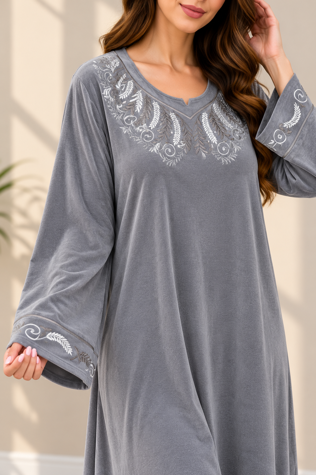 24/12 Women’s Winter Velvet Galabeya DAHAB