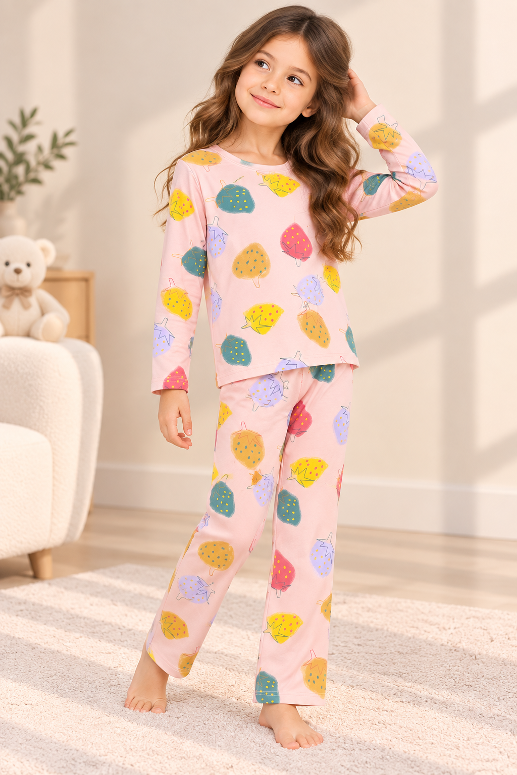 Unisex Kids’ Warm Printed Pajamas 🧸