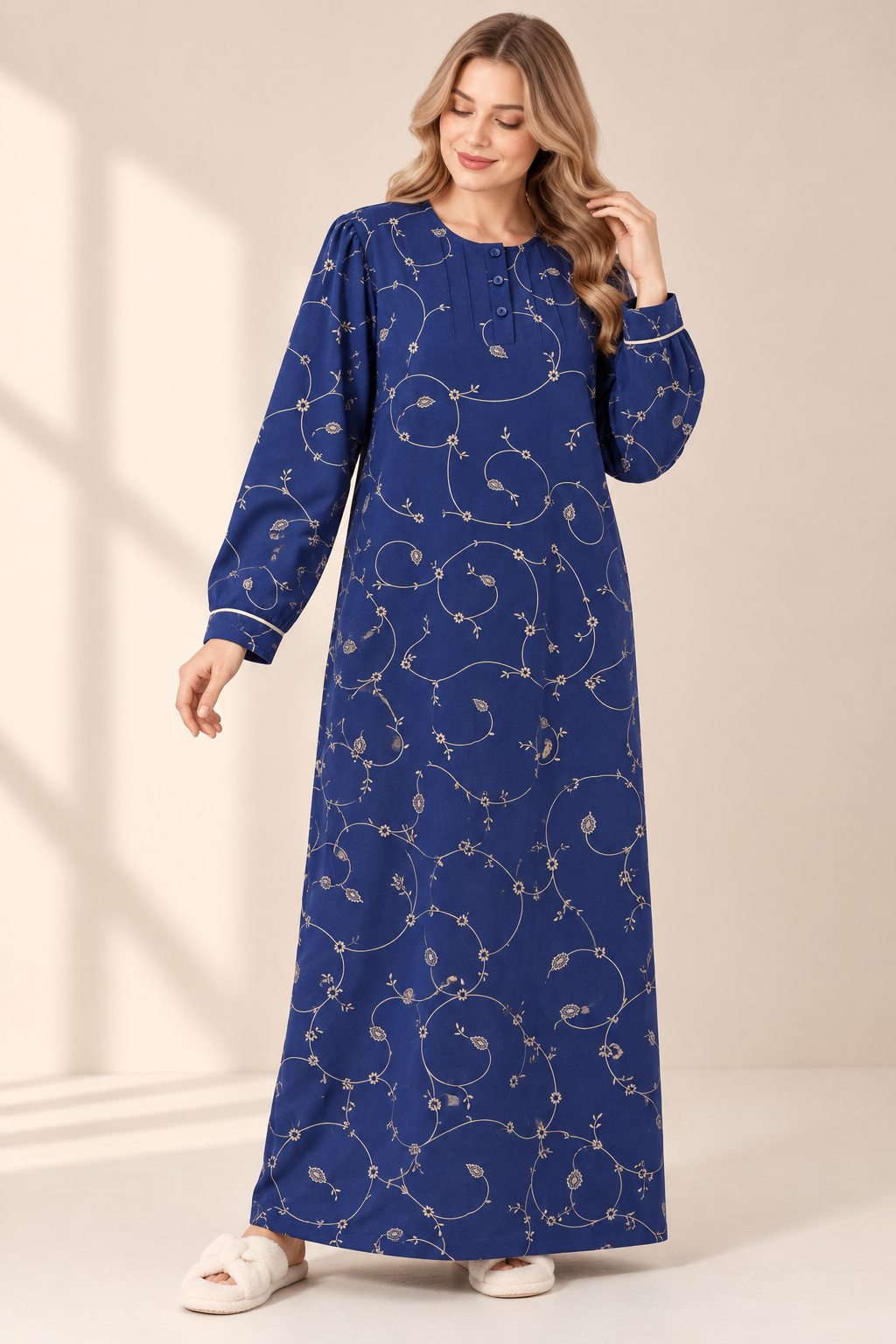 6401 Women’s Winter JET Cotton Galabeya ❄️