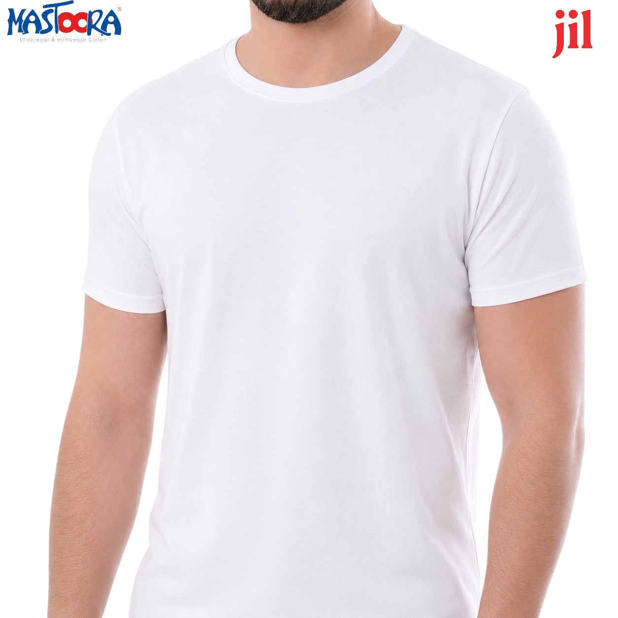 1509 JIL Men's Short Sleeve Undershirt – Red