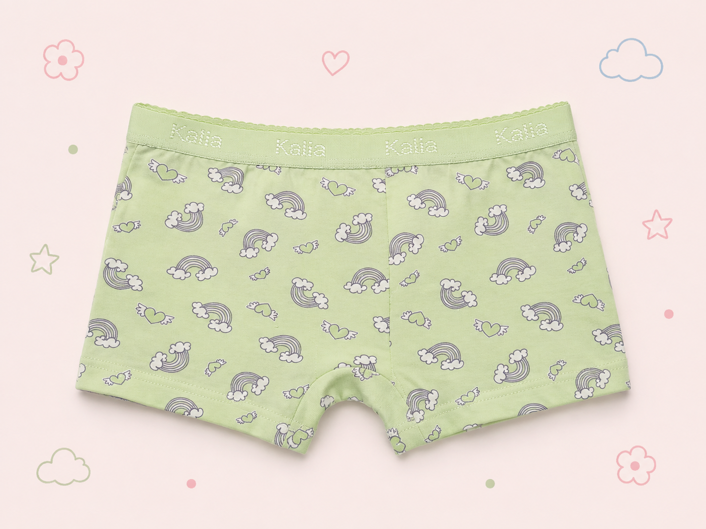 Kids Girls’ Cotton shorts kalia Pack 2*1 Different Designs