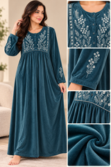 Women’s Winter Velvet Galabeya Alenza