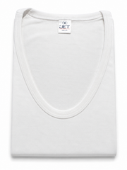 8253 JET Men's Short Sleeve V-Neck Undershirt