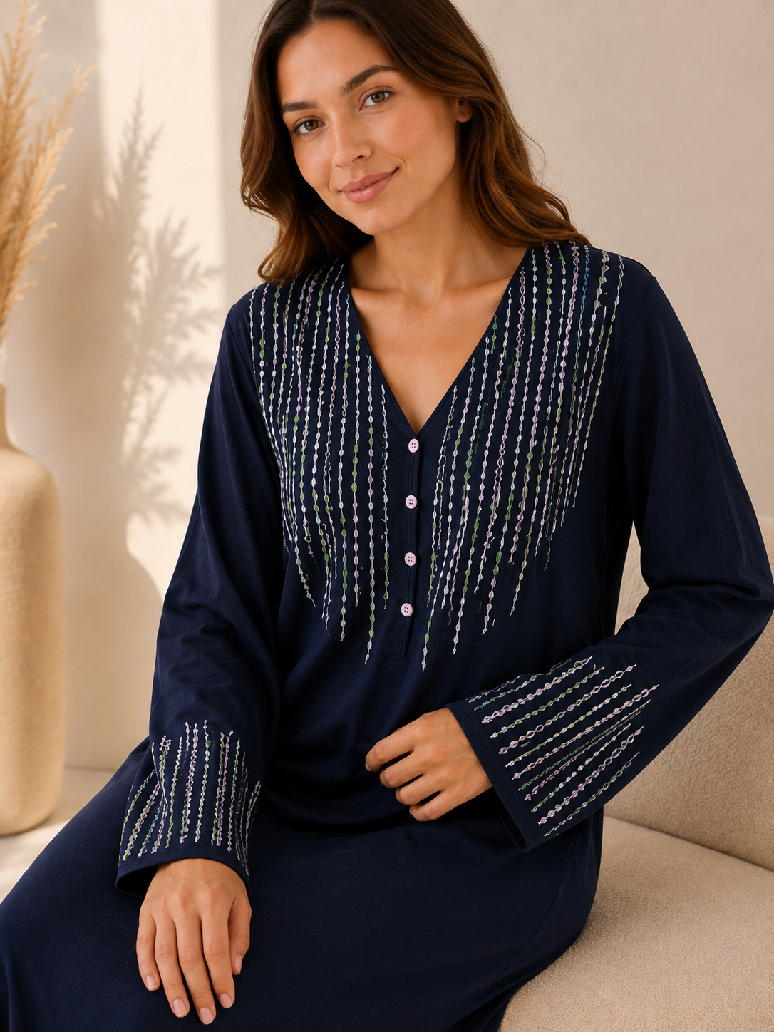 103 Women’s Autumn Viscose Galabeya 🍂