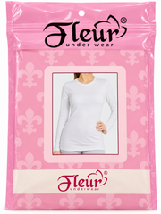 253 Women’s Viscose Short Sleeve Undershirt FLUER